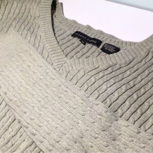 JEANNE PIERRE Light Sage Green Knit Sweater